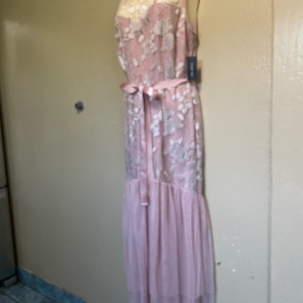 Candie's Blush Pink Lace Dress New size L